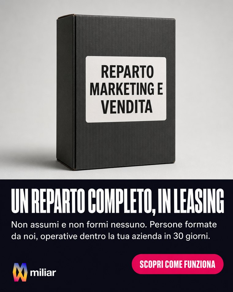 UN REPARTO COMPLETO, IN LEASING