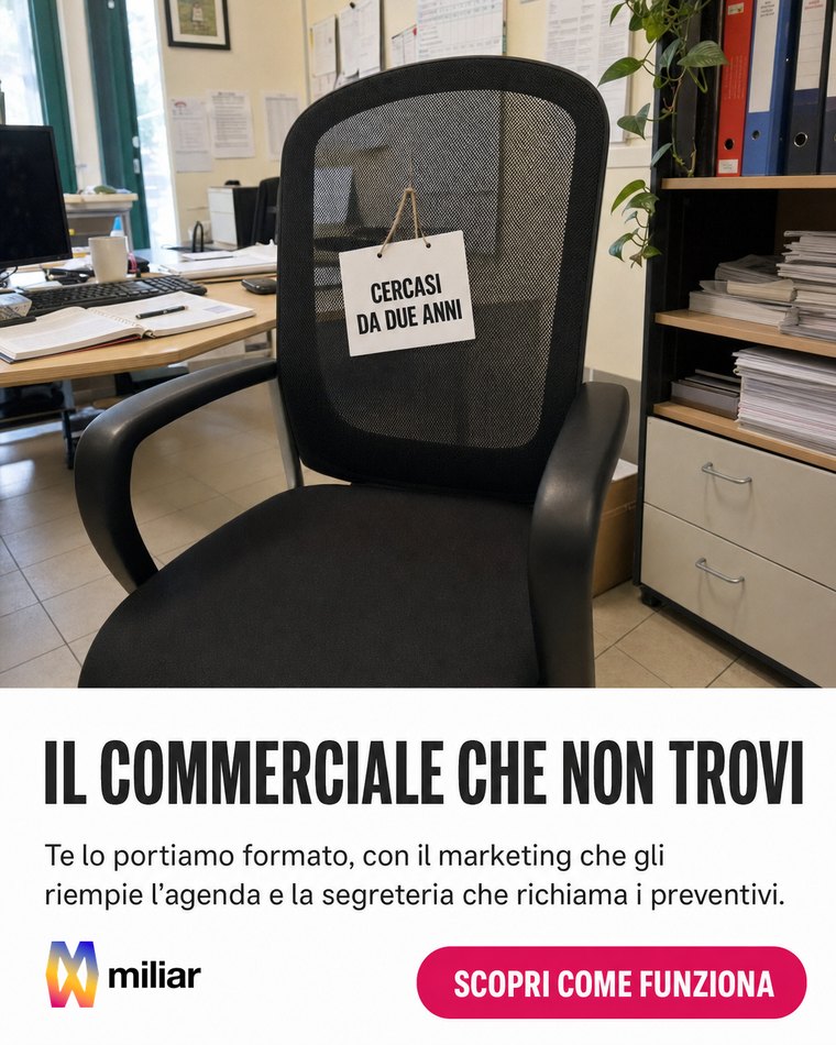 IL COMMERCIALE CHE NON TROVI
