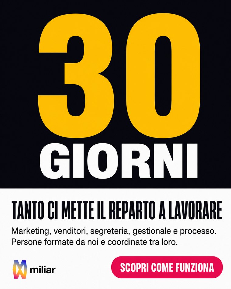 TANTO CI METTE IL REPARTO A LAVORARE