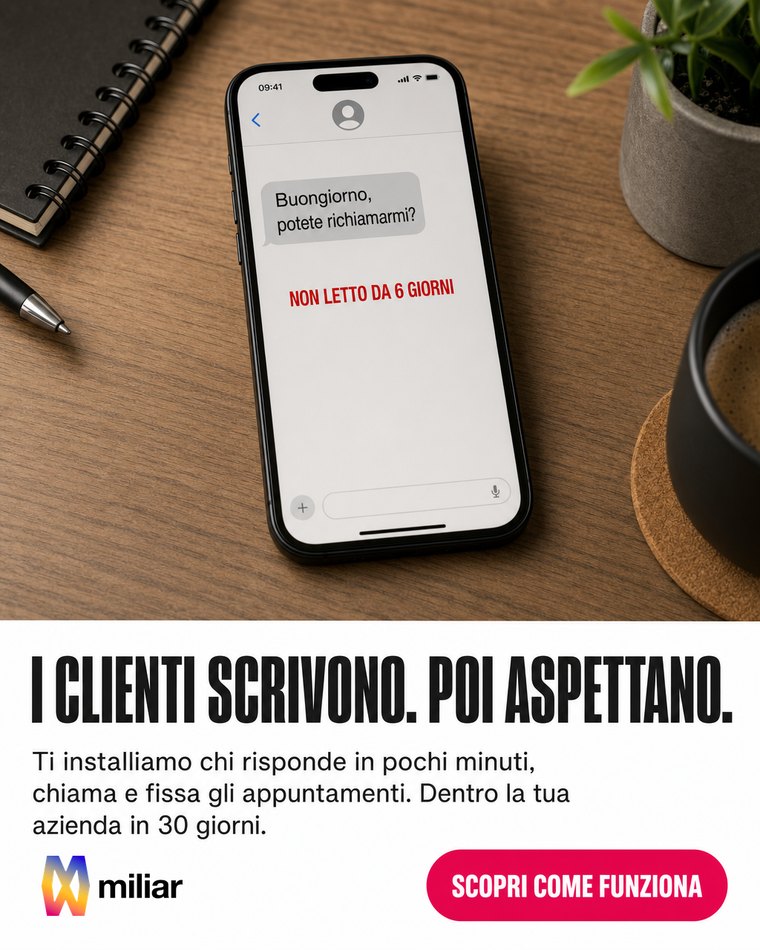 I CLIENTI SCRIVONO. POI ASPETTANO.