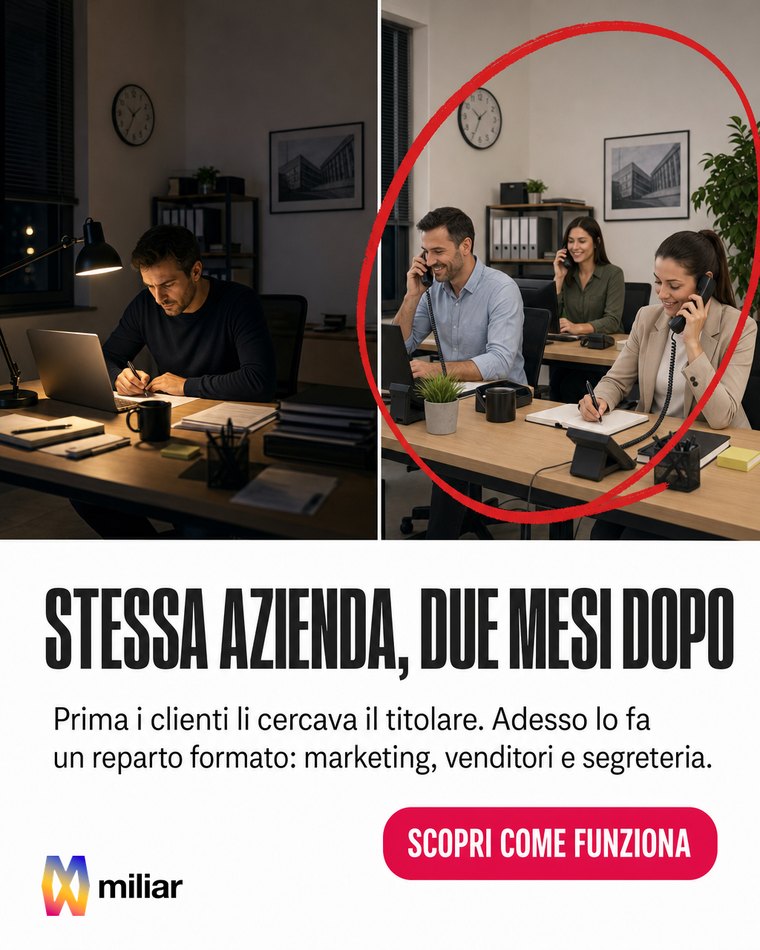 STESSA AZIENDA, DUE MESI DOPO
