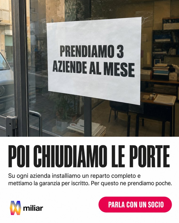 POI CHIUDIAMO LE PORTE